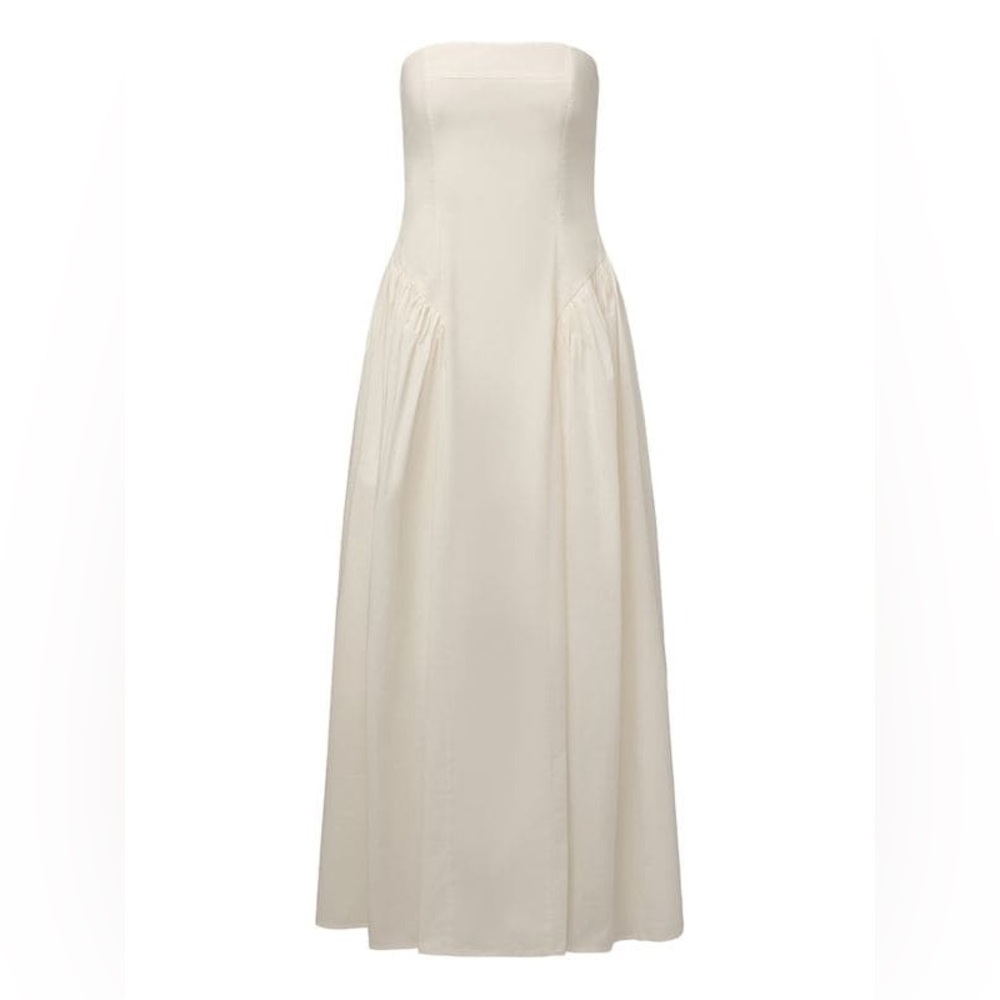 WeWoreWhat Strapless Corset Ruched Dress, Size 0